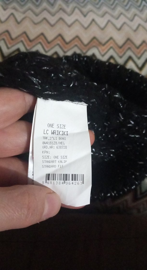 Kadın Siyah Örgü Goth Bere - Görsel 3