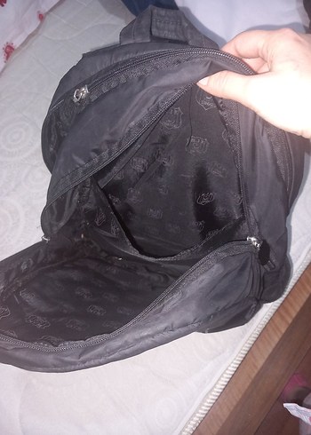 Siyah Baskılı Erkek Sırt Çantası - Görsel 3