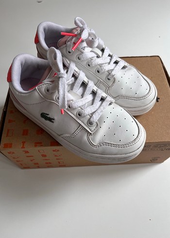 Beyaz Bağcıklı KIZ COCUK  Spor Ayakkabı - Görsel 2