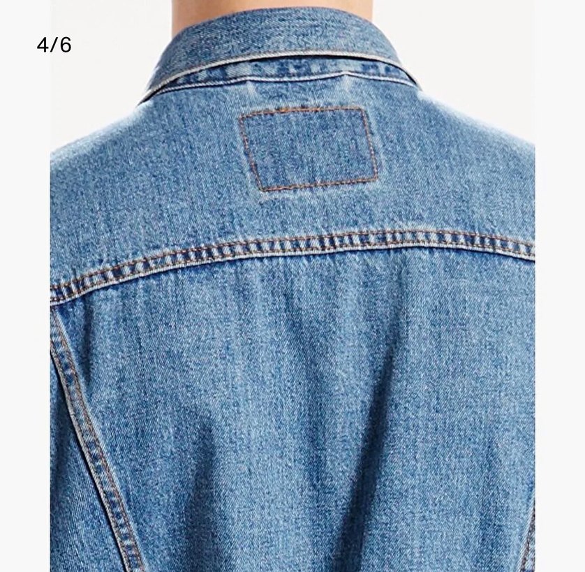 Erkek Mavi Denim Ceket - Görsel 5