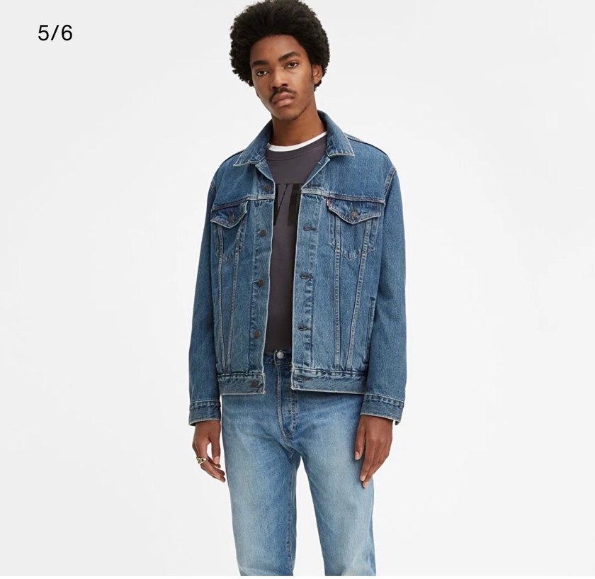 Erkek Mavi Denim Ceket - Görsel 2