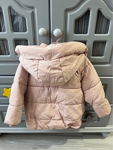 Zara ZARA PEMBE KIZ COCUK MONT