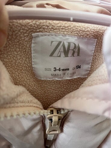 4 Yaş Beden ZARA PEMBE KIZ COCUK MONT
