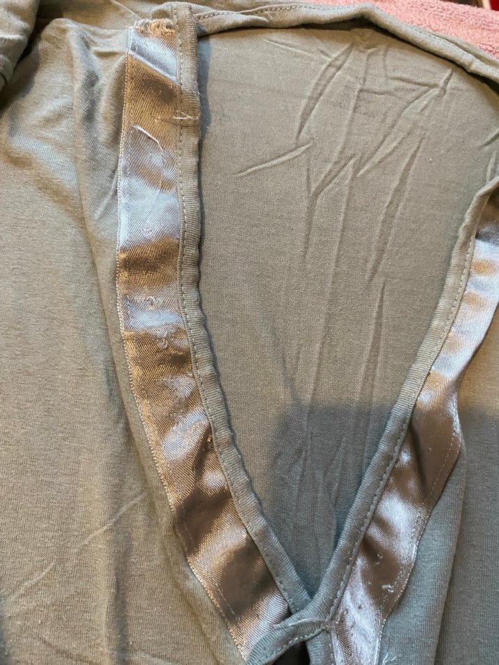 Yeşil V Yaka Kısa Kollu Hamile pijama takımı - Görsel 5