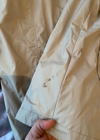 Bej Midi Hamile Ceketi Fermuarlı - Görsel 7