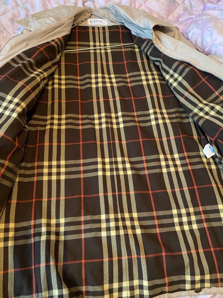 Bej Midi Hamile Ceketi Fermuarlı - Görsel 3