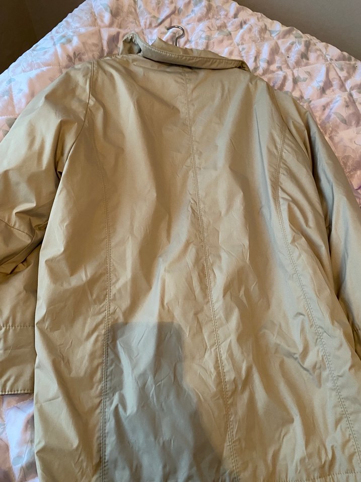 Bej Midi Hamile Ceketi Fermuarlı - Görsel 5