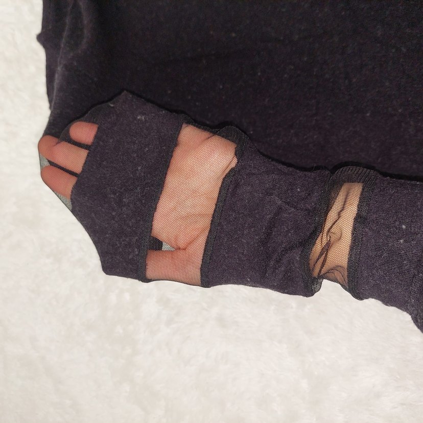 Gri Uzun Kollu Triko Kadın Kazak - Görsel 3