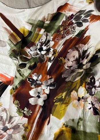 Armine Bohem Tarz Çok Renkli Kadın eşarp - Görsel 3