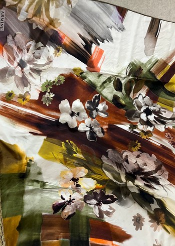 Armine Bohem Tarz Çok Renkli Kadın eşarp - Görsel 4