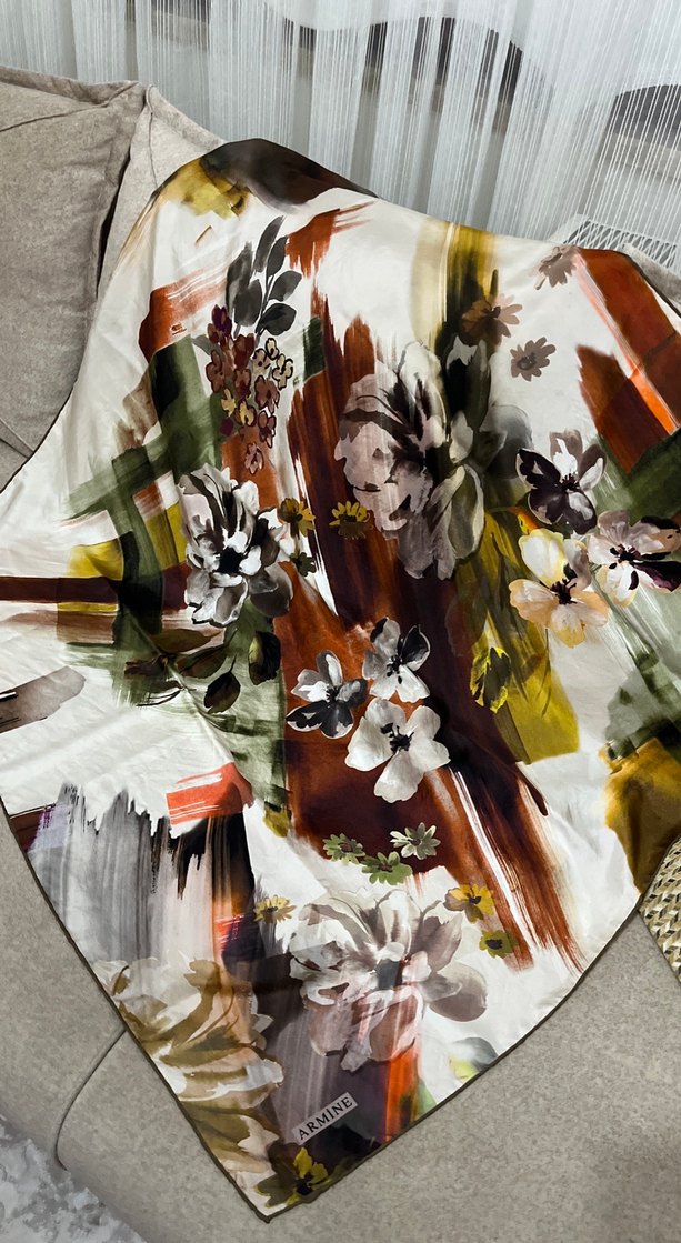 Armine Bohem Tarz Çok Renkli Kadın eşarp - Görsel 2