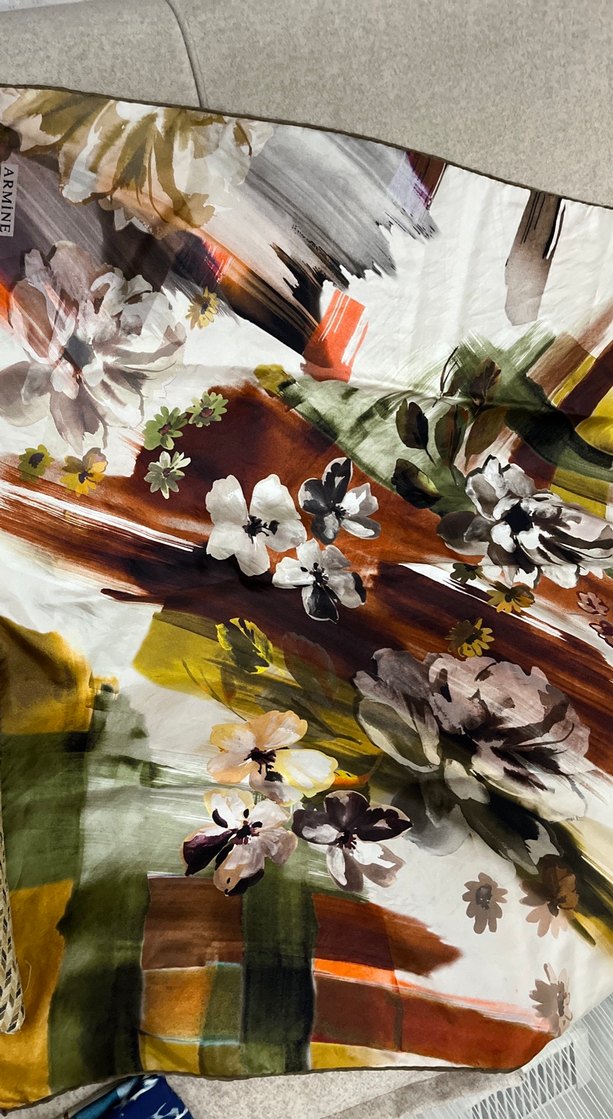 Armine Bohem Tarz Çok Renkli Kadın eşarp - Görsel 4