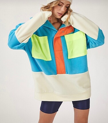 Happiness Polar Neon Renkli Sweatshirt