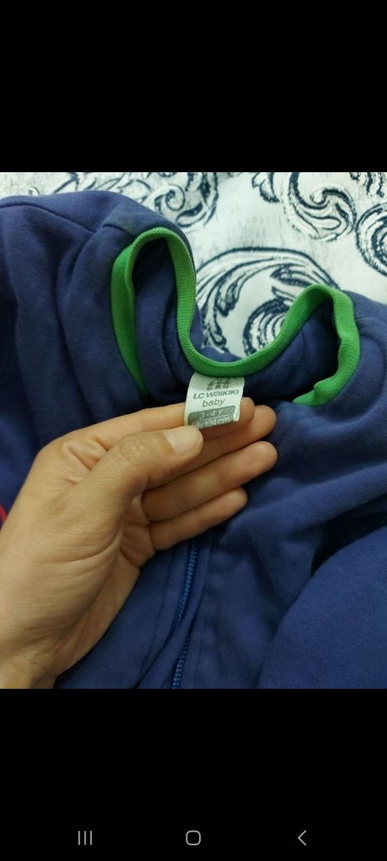 Mavi Kapüşonlu Bebek Tulum - Fermuarlı, Uzun Kollu - Görsel 4