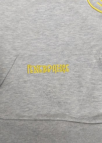 fenerbahce Gri Kapüşonlu Erkek Sweatshirt - Görsel 4