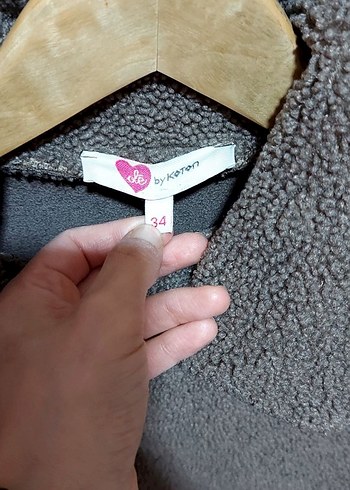 Peluş Detaylı Midi Kadın Ceket - Görsel 2