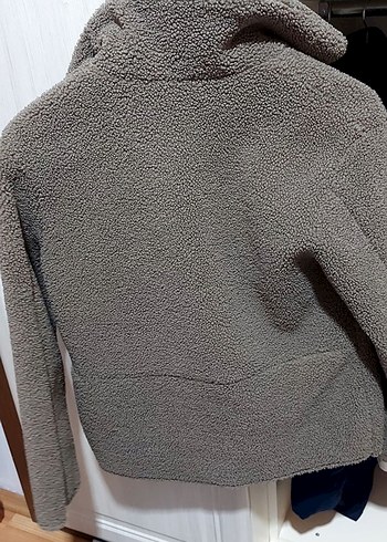 Peluş Detaylı Midi Kadın Ceket - Görsel 3