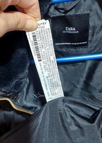 zara Siyah Fermuarlı Kadın Kışlık Mont - Görsel 3