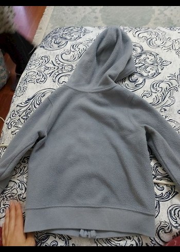 GAP Kapüşonlu Gri Erkek Çocuk Sweatshirt - Görsel 4