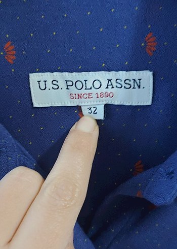 Düğmeli Mavi Kadın Uzun Kollu Gömlek - Görsel 5