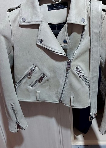 zara süet ceket - Görsel 2