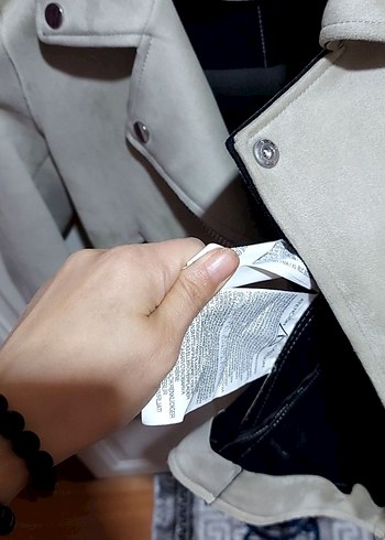 zara süet ceket - Görsel 4