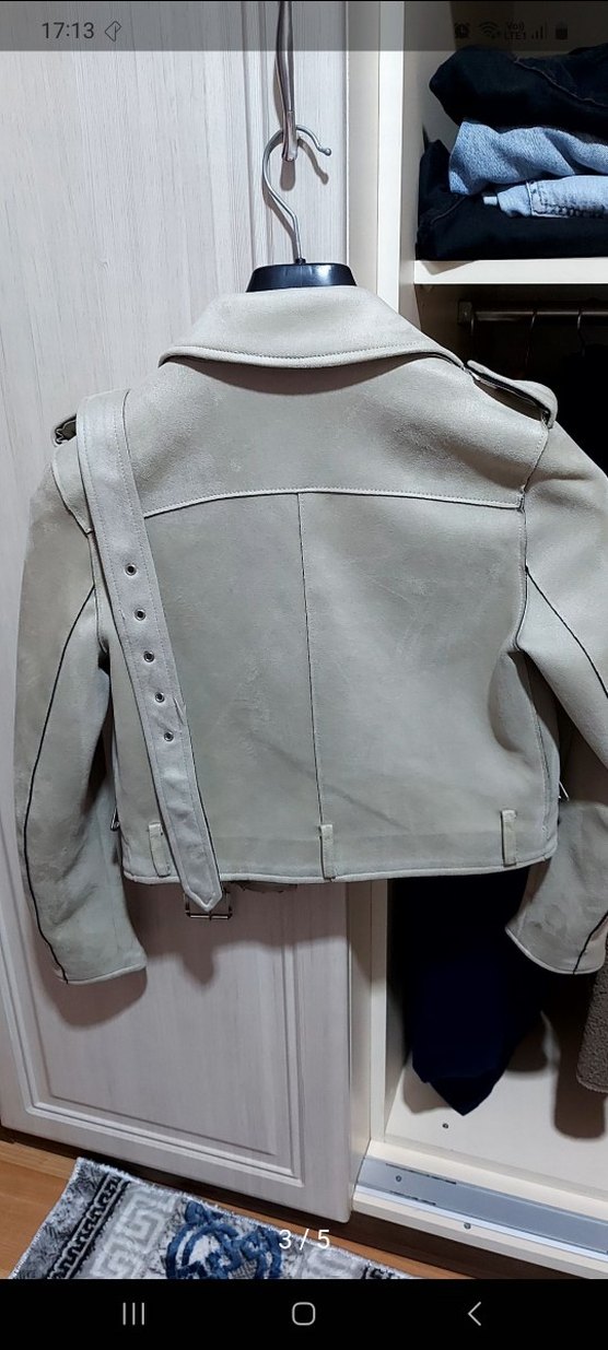 zara süet ceket - Görsel 3