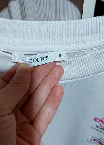 Beyaz Baskılı Kadın Sweatshirt - Görsel 2