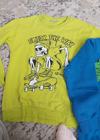 Mavi Marvel Baskılı Erkek Sweatshirt - Görsel 6