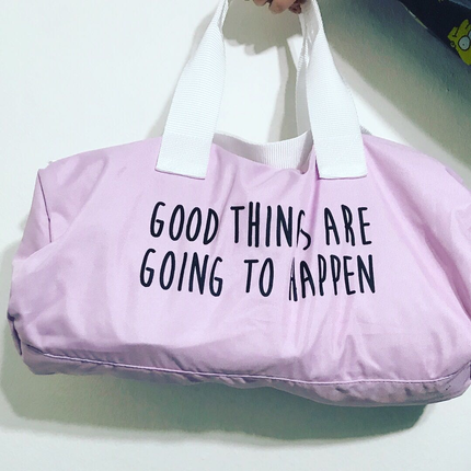 Pembe spor çanta