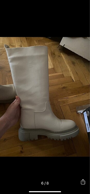 39 Beden Ninewest bej çizme