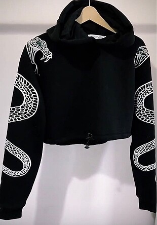 Diğer Nakış İşleme Crop Sweat