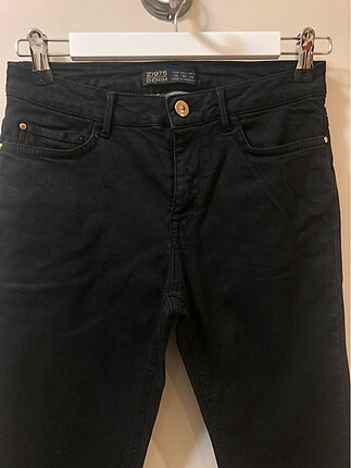 Zara siyah jean pantolon 38