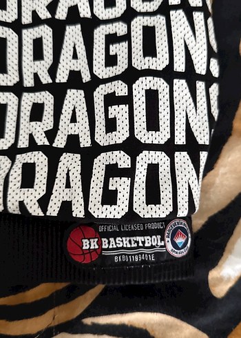 Bahçeşehir basketbol Baskılı Fermuarlı Erkek Çocuk Ceket - Görsel 4