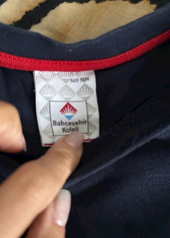 Unicex Lacivert Düğmeli Kısa Kollu Tişört - Görsel 3