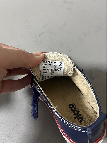 22 Beden lacivert Renk Erkek bebek spor ayakkabı