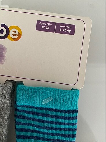 3lü çorap etiketli - Görsel 4