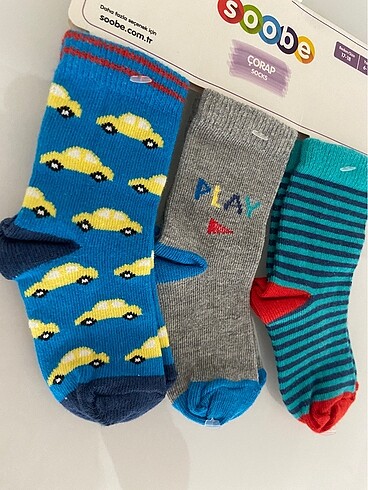3lü çorap etiketli - Görsel 2