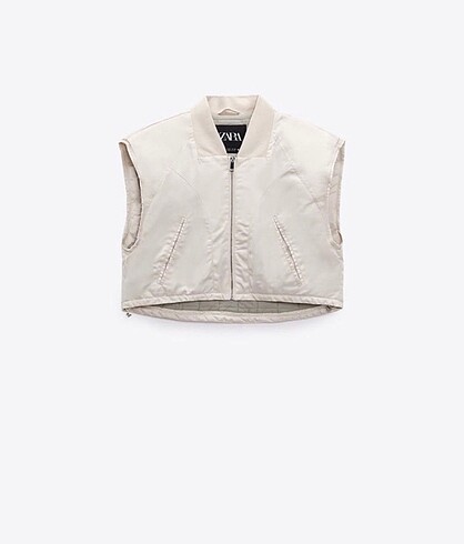 Zara saten yelek
