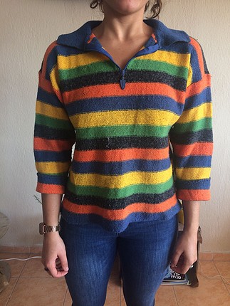 Diğer vintage renkli kazak