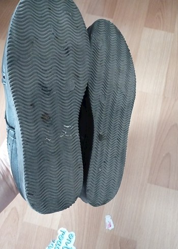 Tokalı Siyah Deri Erkek Çocuk Ayakkabısı - Görsel 4