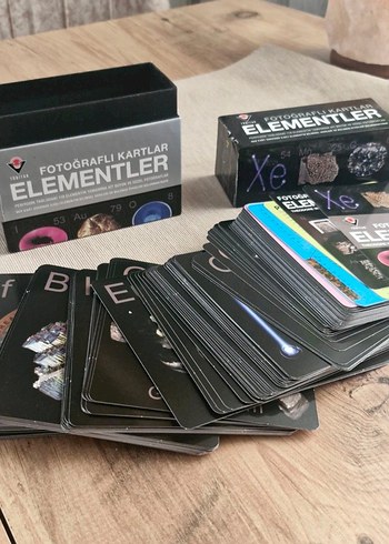 Beden Renk Elementler Fotoğraflı Kartlar - Periyodik Tablo
