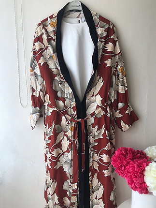 Kimono çiçekli