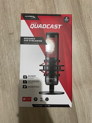 Hyperx Quadcast Streamer Mikrofon