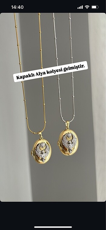 Milk Makeup Kapaklı anka kolyesi