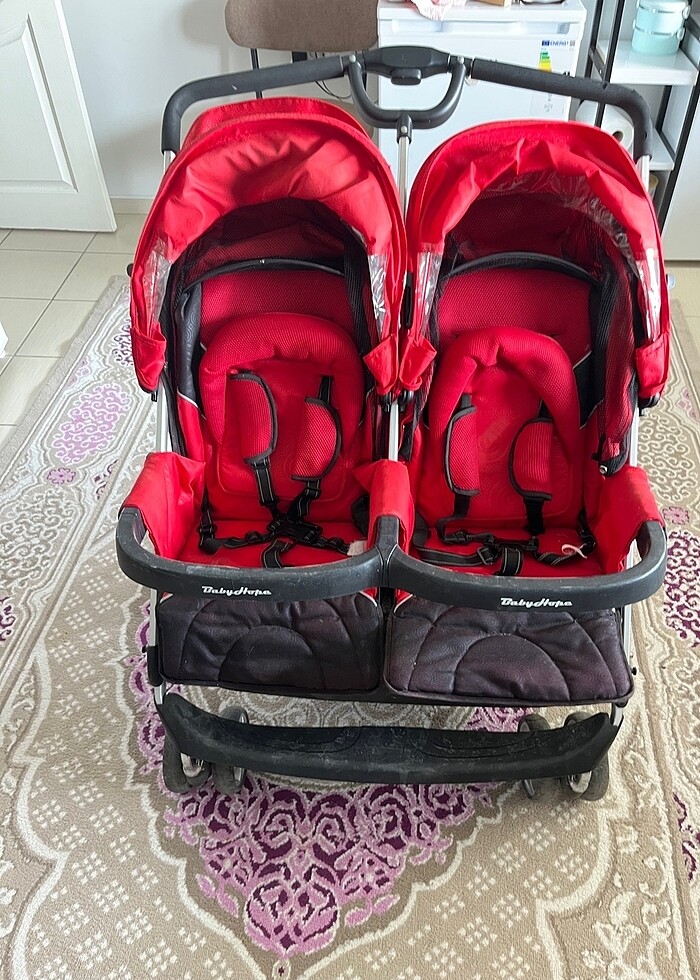 İkiz bebek arabası - Görsel 5