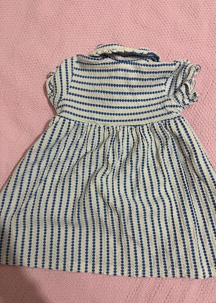 Kısa kollu bebek elbise - Görsel 4