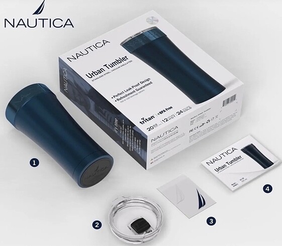Nautica Urban Tumbler Tritan Termos