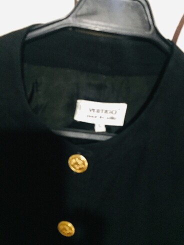 l Beden siyah Renk Crop ceket