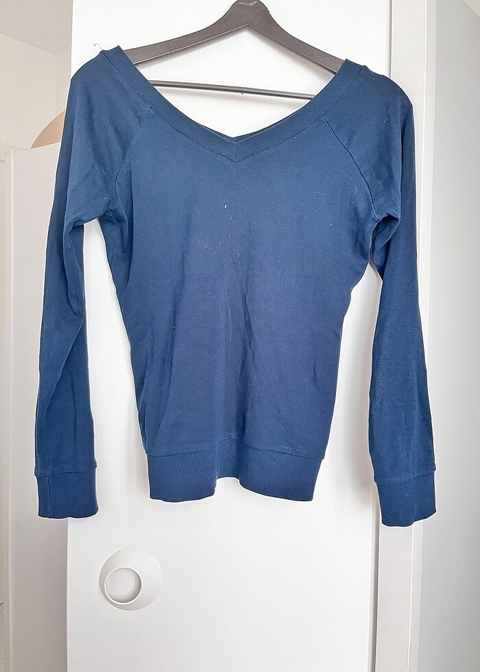 Kayık yaka bluz - Görsel 2